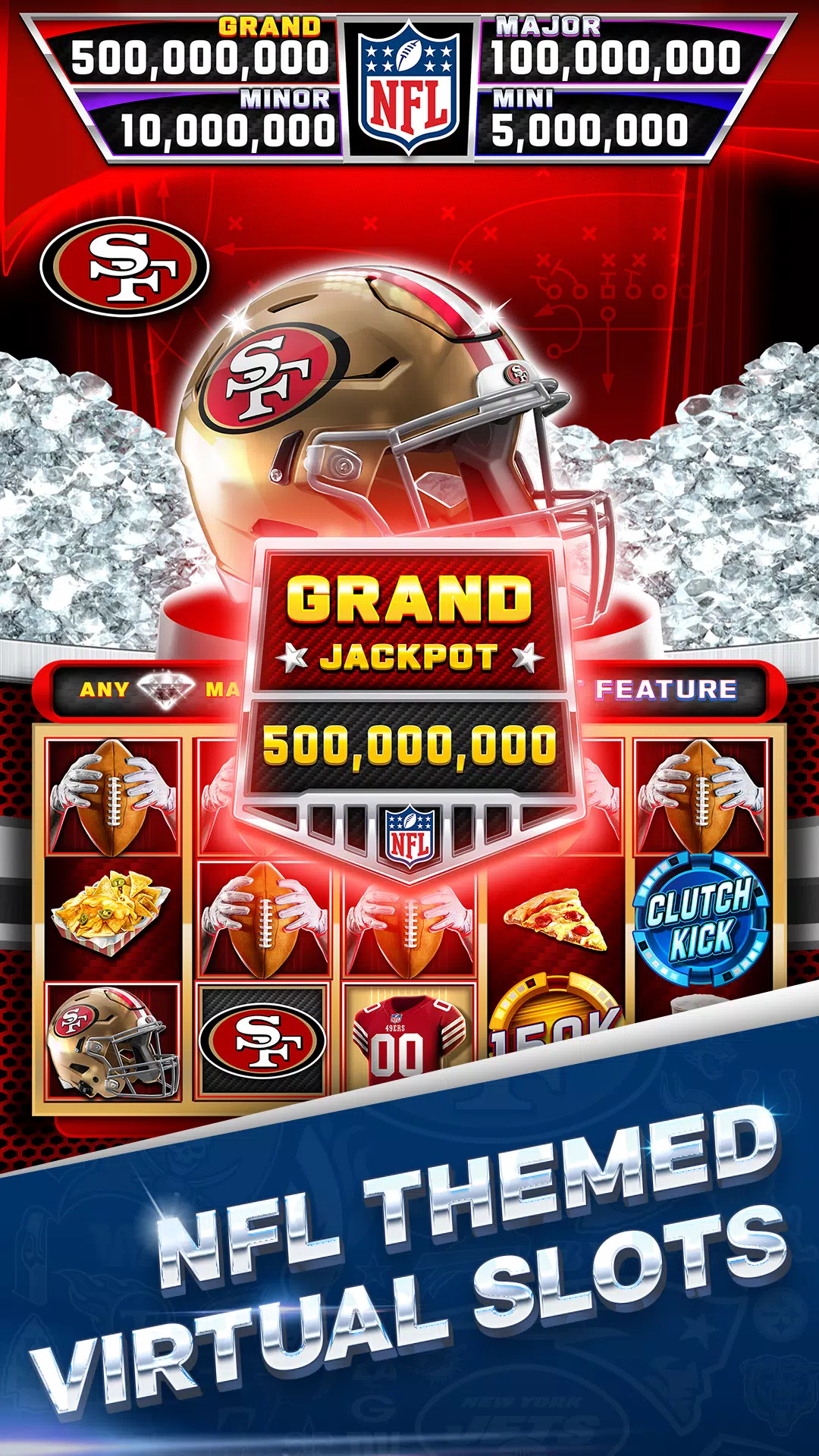 NFL Super Bowl Slots Captura de pantalla 1