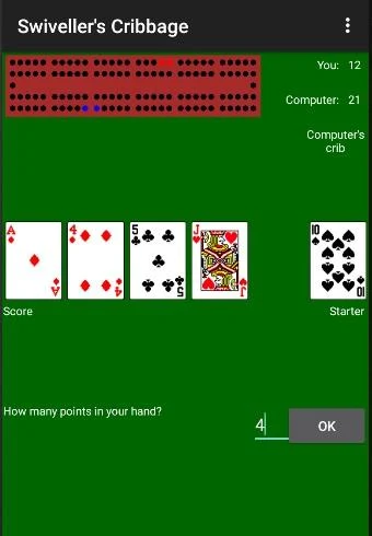 Swiveller’s Cribbage Screenshot 2
