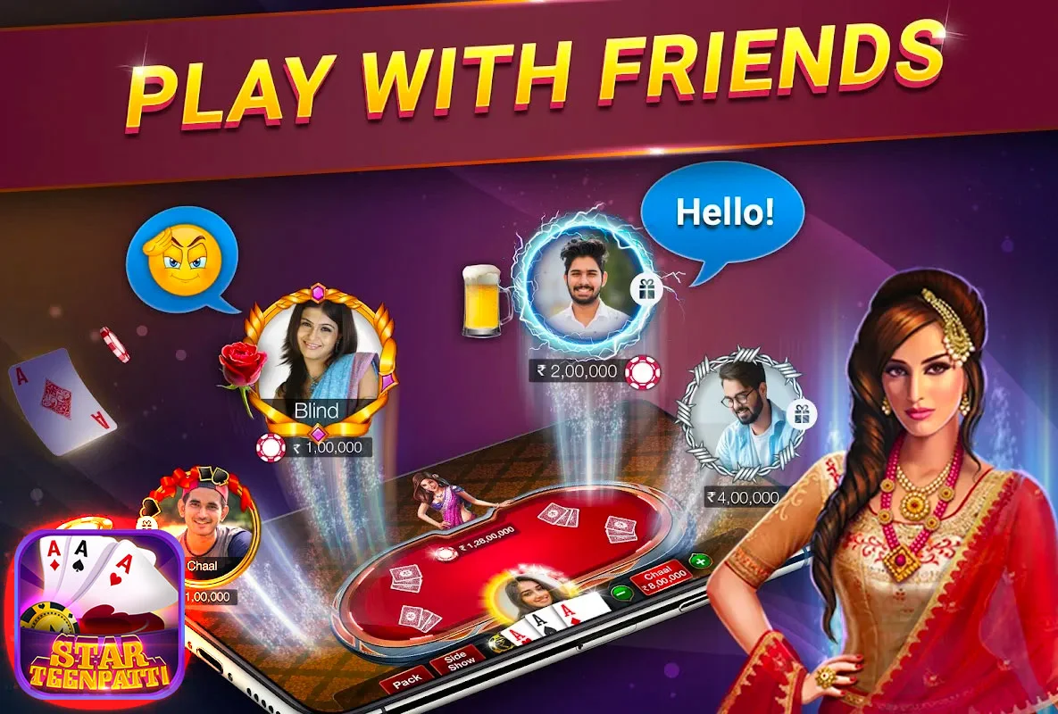 Teen Patti Star - Online Captura de pantalla 1