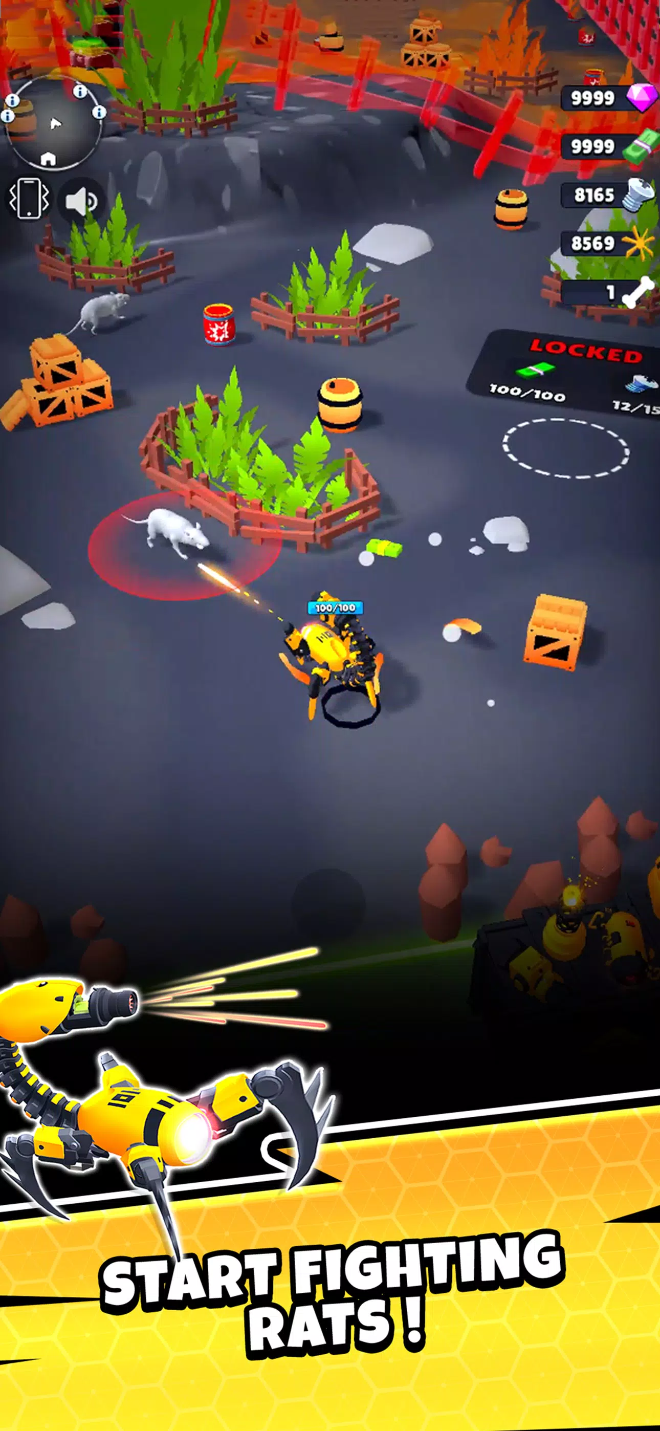 Rat Killer Robot Invasion Screenshot 0