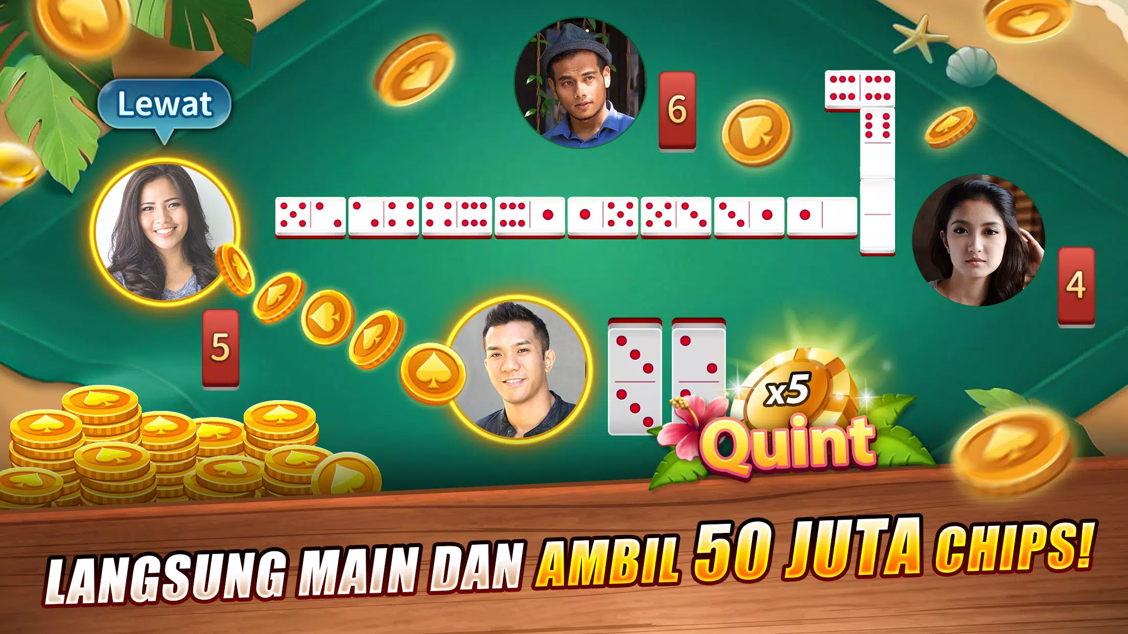 LUXY Domino Gaple QiuQiu Poker Screenshot 0