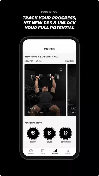 Gymshark Training: Fitness App Captura de tela 3