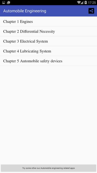 Automobile Engineering Tangkapan skrin 0