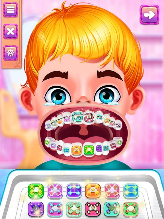 Mouth care doctor dentist game スクリーンショット 1