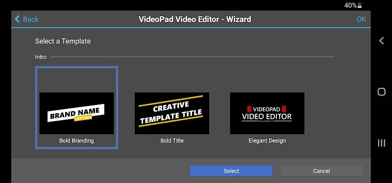 VideoPad Video Editor Скриншот 1