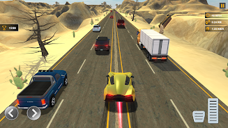 Heavy Traffic Rider Car Game स्क्रीनशॉट 0