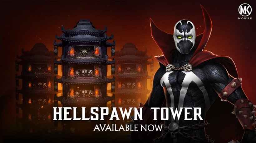 Mortal Kombat Mobile 的 Hellspawn 塔藝術品