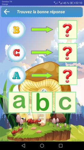 Alphabet français jeu éducatif Captura de tela 2