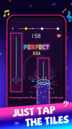 Beat Piano Dance:music game Capture d'écran 1