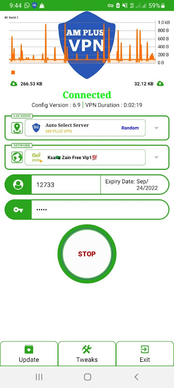AM PLUS VPN Captura de tela 0