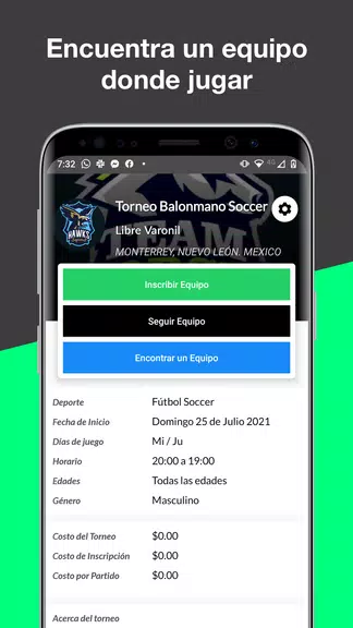 Sportwey Captura de pantalla 2