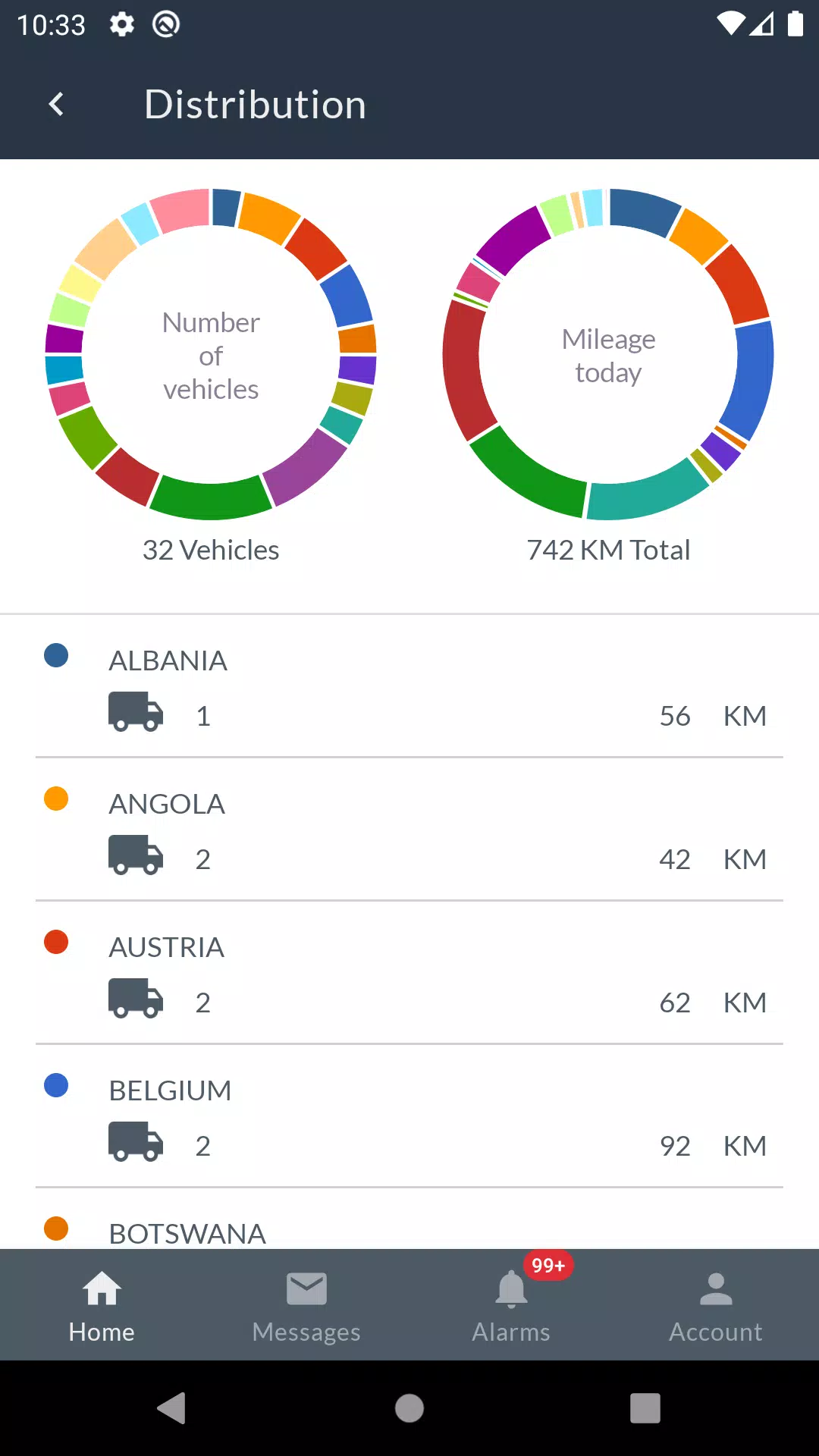 Frotcom Fleet Manager Capture d'écran 2