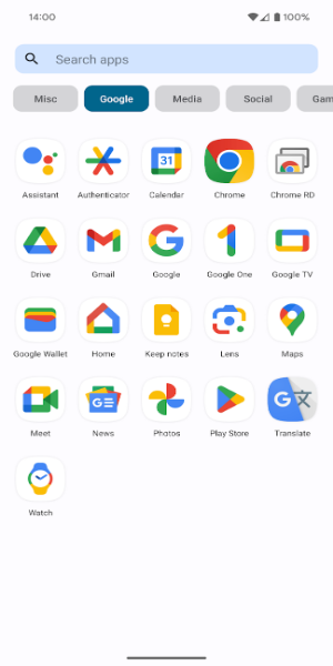 Nova Launcher Prime Mod Schermafbeelding 0