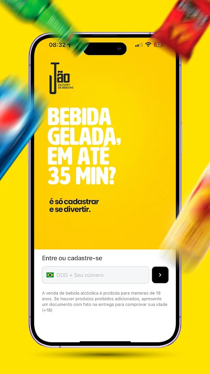 Jão Delivery de Bebidas Captura de pantalla 0