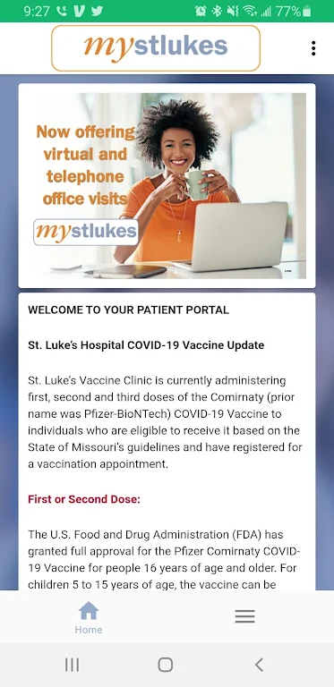 mystlukes Patient Portal 스크린샷 2