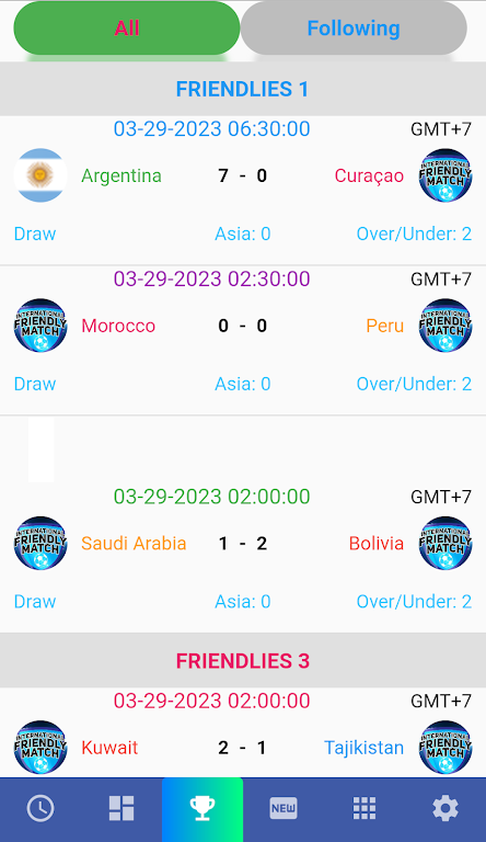 Friendly Matches 2024應用截圖第1張