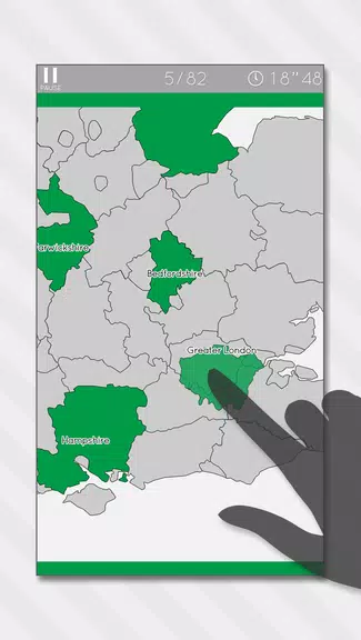 E. Learning UK Map Puzzle Zrzut ekranu 0