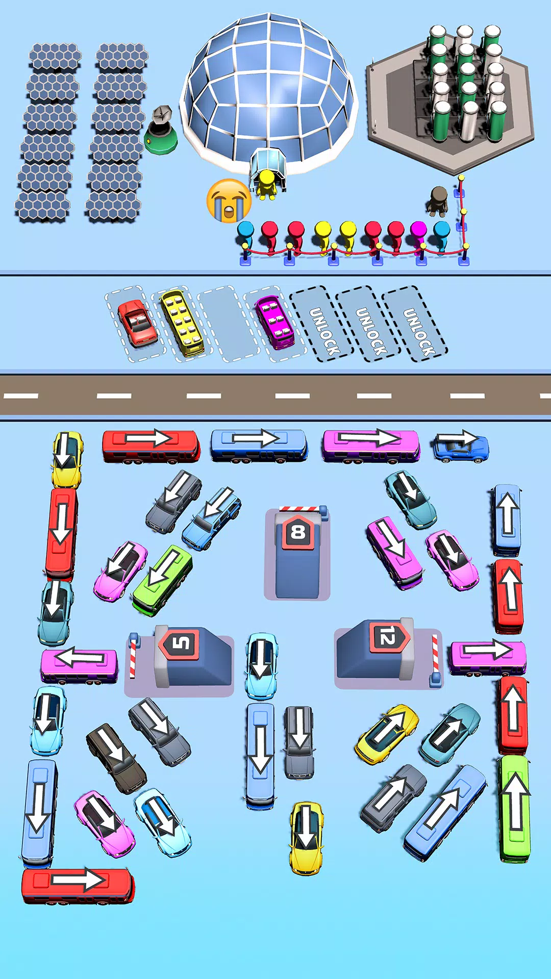 Bus Swipe: Car Parking Jam スクリーンショット 2