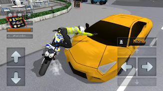 Police Motorbike Simulator 3D Tangkapan skrin 2