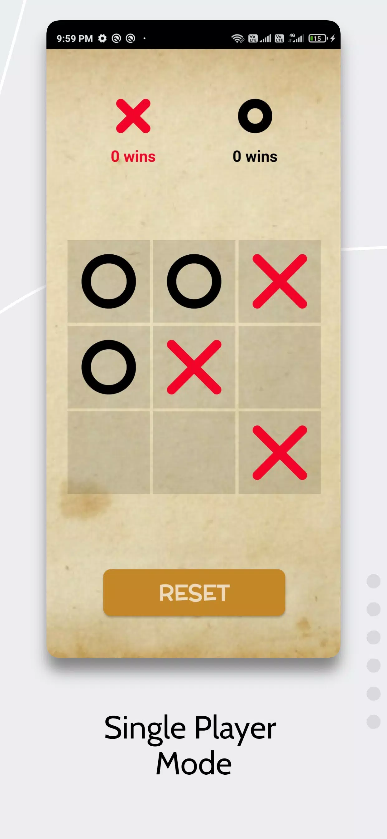 Tic Tac Toe AI Game স্ক্রিনশট 1