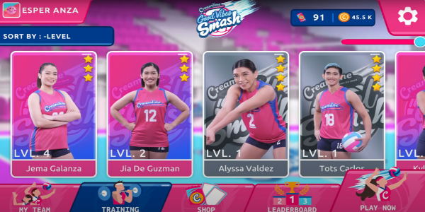 Creamline Good Vibes Smash Captura de pantalla 0