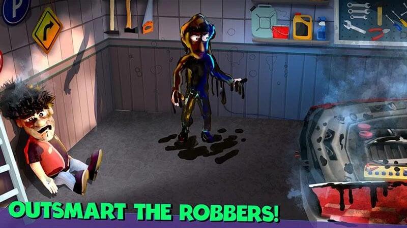 Scary Robber Home Clash ဖန်သားပြင်ဓာတ်ပုံ 2