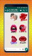 Lips, Kiss and Love Stickers应用截图第0张