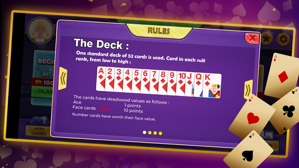 Gin Rummy Multiplayer Earn BTC Tangkapan skrin 3