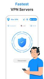 Max Speed VPN স্ক্রিনশট 1