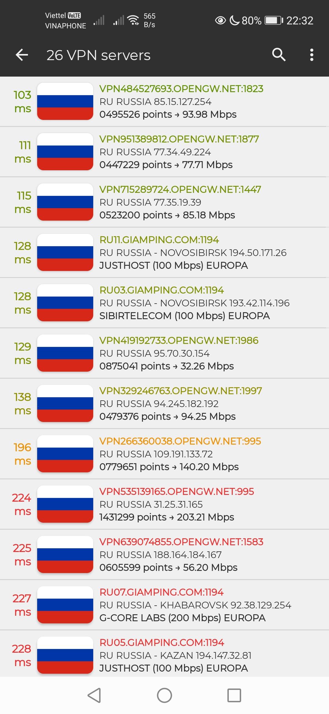 Russia VPN - Get Russian IP Screenshot 3