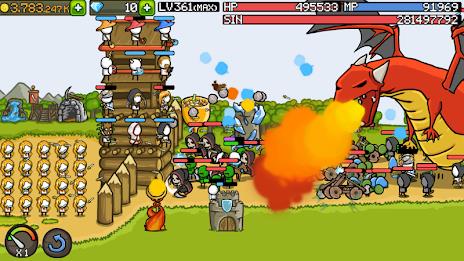 Grow Castle - Tower Defense Schermafbeelding 2