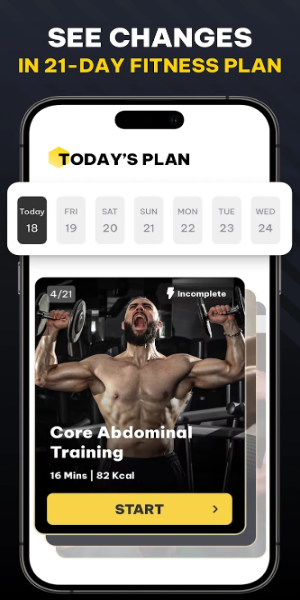 The Muscle Monster Workout Planner Schermafbeelding 1