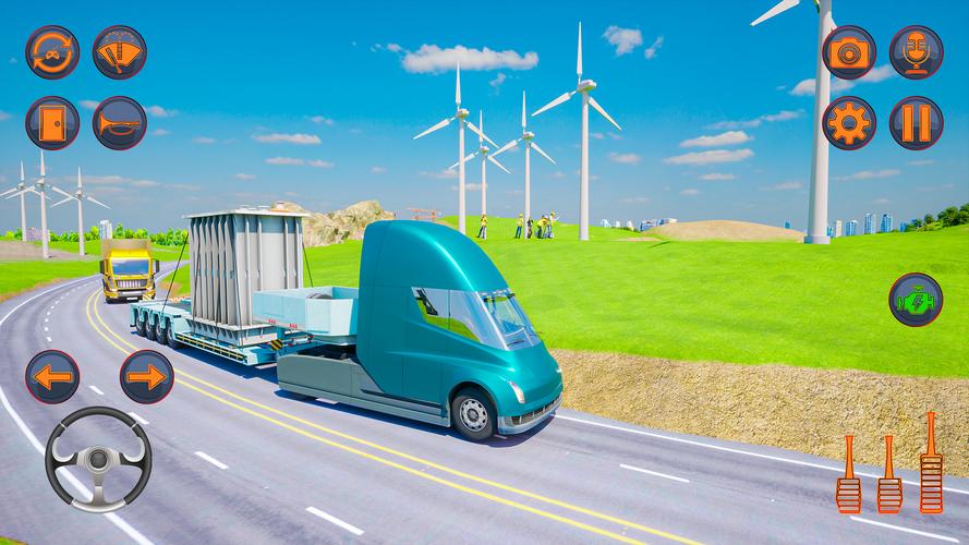 US Cargo Truck Games 3D Capture d'écran 1