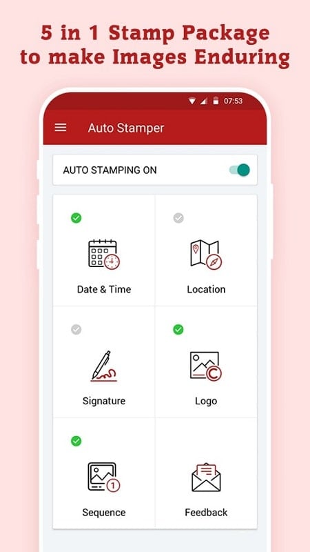 Auto Stamper™: Date Timestamp स्क्रीनशॉट 2