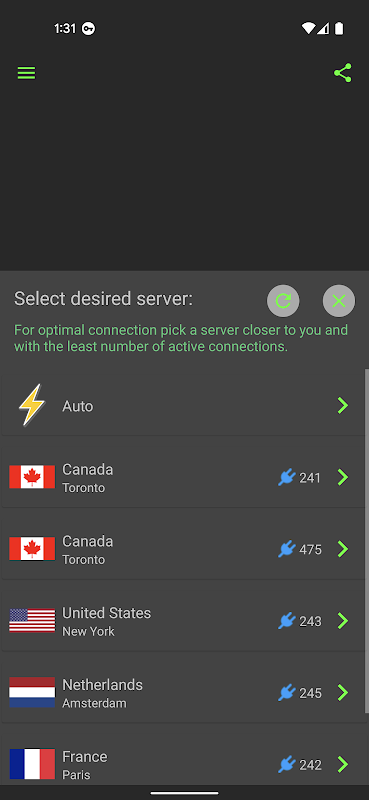Free VPN Services .org Captura de pantalla 1