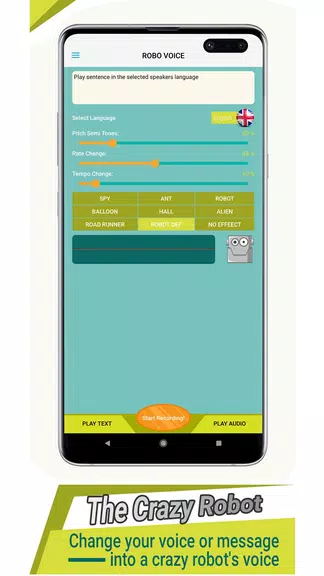Robot Voice Captura de tela 1