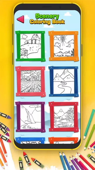 Scenery Coloring Book স্ক্রিনশট 2