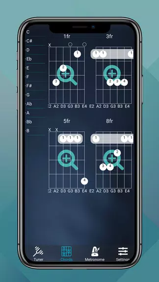 Guitar Tuner, Acoustic & Bass Screenshot 2