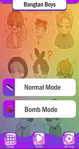 Schermata BTS Chibi Piano Tiles 2