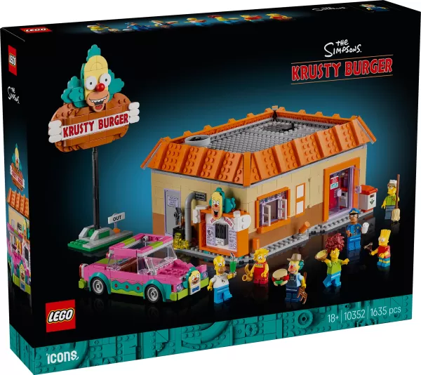 LEGO Revives Simpsons Collaboration, Unveils Krusty Burger Set