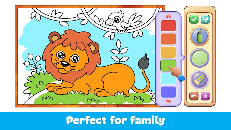 Kids Coloring Game Color Learn ภาพหน้าจอ 2