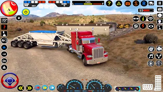 American Cargo Truck Games Sim Скриншот 2