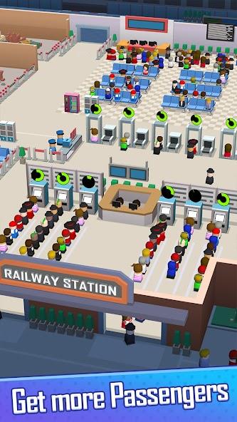 Railway Tycoon - Idle Game Mod Zrzut ekranu 3