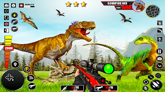 Real Dinosaur Hunter Gun Games ဖန်သားပြင်ဓာတ်ပုံ 0