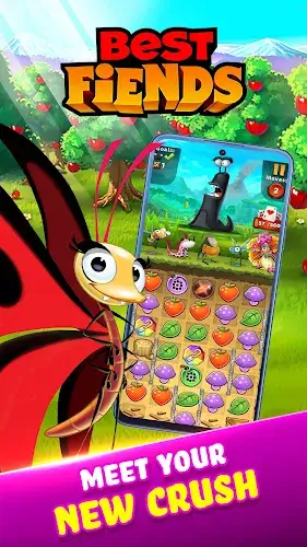 Best Fiends - 3-Gewinnt-Puzzle Screenshot 0