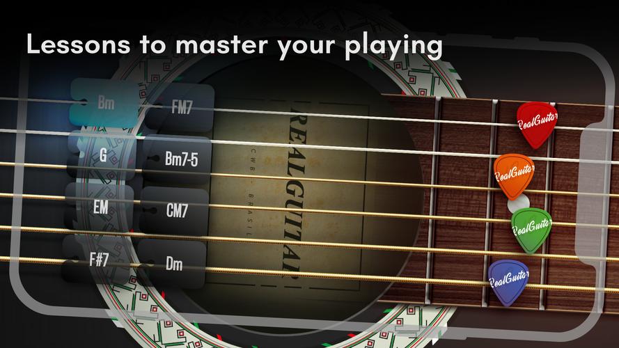 Real Guitar: guitarra acordes Captura de pantalla 1