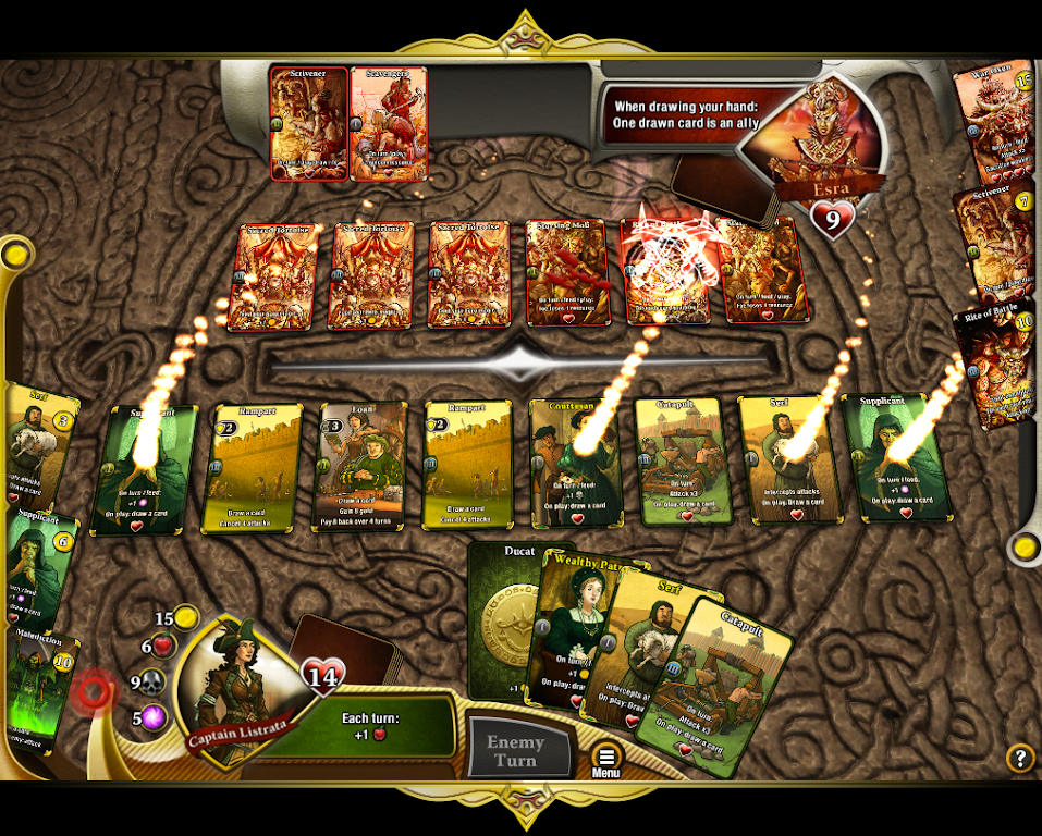 War of Omens Deck Builder Collectible Card Game Captura de tela 0