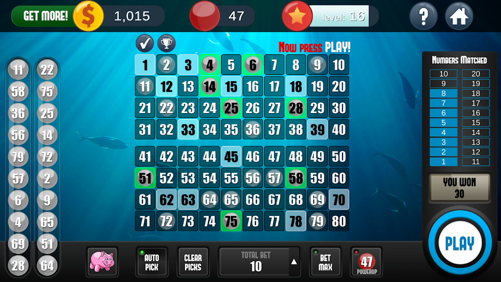 Keno Free Keno Game應用截圖第0張