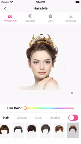 Hair Makeover-modiface・haircut ဖန်သားပြင်ဓာတ်ပုံ 2