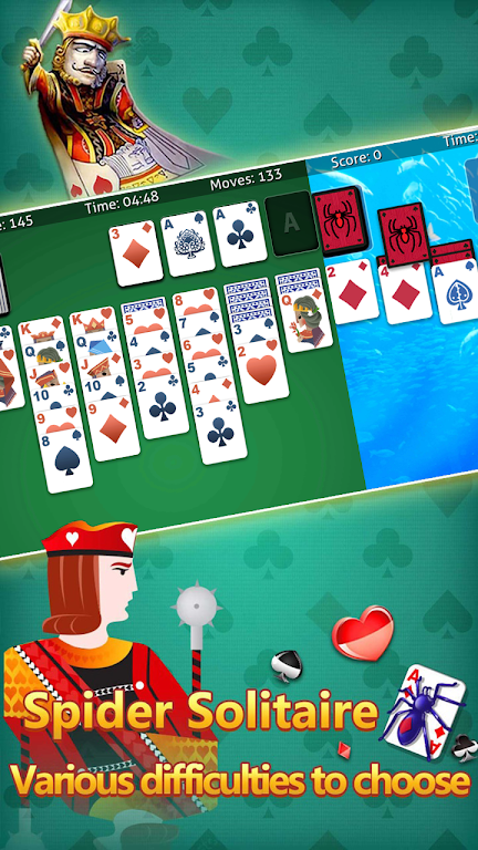 klondike solitaire :card shark स्क्रीनशॉट 0